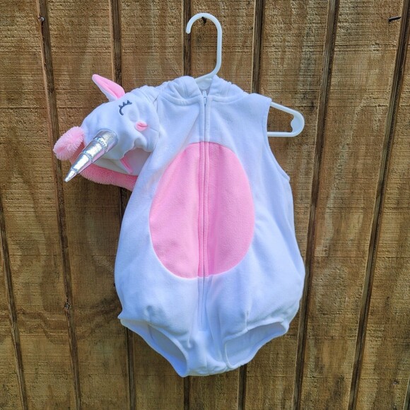 Carter's Unicorn Costume Baby Size 6 To 9 Months - Picture 2 of 7